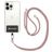 Mobigear Nylon Lanyard Universeel Telefoonkoord Verstelbaar - Roségoud
