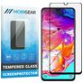 Mobigear Premium Samsung Galaxy A70 Glazen Screenprotector - Case Friendly - Zwart