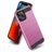 Mobigear Brushed Armor iPhone 12 Pro Max Hoesje Hardcase Backcover Shockproof - Roze