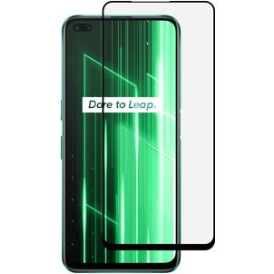 Mobigear Premium Realme X50 Glazen Screenprotector - Case Friendly - Zwart