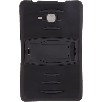 Xccess Survivor Essential Samsung Galaxy Tab A 7.0 (2016) Hoes Hard Kunststof,Siliconen Backcover + Standaard - Zwart