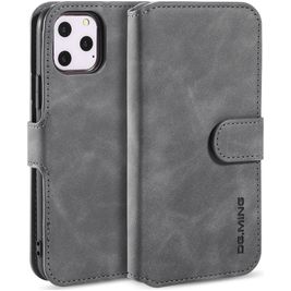 Mobigear Retro iPhone 11 Pro Hoesje Bookcase Portemonnee - Grijs