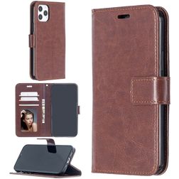 Mobigear Wallet iPhone 12 Hoesje Bookcase Portemonnee - Bruin
