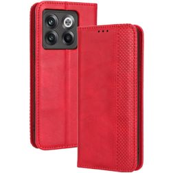 Mobigear Sensation OnePlus 10T Hoesje Bookcase Portemonnee - Rood