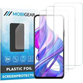 Mobigear HONOR 9X Pro Screenprotector Folie - Case Friendly (3-Pack)