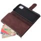 Mobigear Zipper Samsung Galaxy A51 Hoesje Bookcase Portemonnee - Bruin