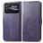 Mobigear Clover POCO C40 Hoesje Bookcase Portemonnee - Paars