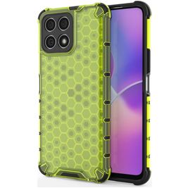 Mobigear Honeycomb HONOR X8 Hoesje Hardcase Backcover Shockproof - Groen