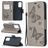 Mobigear Pressed Butterfly Bookcase Case Gray Samsung Galaxy A52