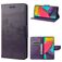 Mobigear Flowers Samsung Galaxy M53 Hoesje Bookcase Portemonnee - Paars