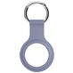 Xccess Keychain Apple AirTag Hoesje Flexibel Siliconen Sleutelhanger - Lavender