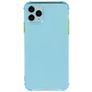 Mobigear Cushion iPhone 12 Pro Max Hoesje Flexibel TPU Backcover Shockproof - Blauw