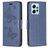Mobigear Butterfly Xiaomi Redmi Note 12 Hoesje Bookcase Portemonnee - Blauw Mobigear Butterfly Xiaomi Redmi Note 12 Hoesje Bookcase Portemonnee - Blauw