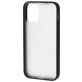 Mobiparts Hardcover iPhone 12 Mini Hoesje Hardcase Backcover - Transparant / Grijs