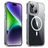 Valenta Trend iPhone 15 MagSafe Hoesje Hardcase Backcover - Transparant / Wit