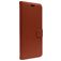 Valenta Gel Skin iPhone 15 Plus Hoesje Echt Leer Bookcase Portemonnee - Bruin