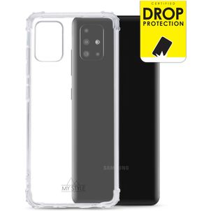 My Style Protective Flex Doorzichtig Samsung Galaxy A51 Hoesje Flexibel TPU Backcover Shockproof - Transparant