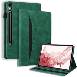 Mobigear Folio Samsung Galaxy Tab S10 FE Plus Hoes Bookcase - Groen