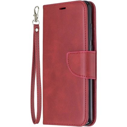 Mobigear Excellent Xiaomi Redmi Note 8 Pro Hoesje Bookcase Portemonnee - Rood
