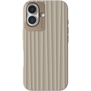 Nudient Bold iPhone 16 MagSafe Hoesje Hardcase Backcover - Linen Beige