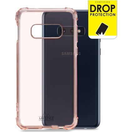 My Style Protective Flex Samsung Galaxy S10e Hoesje Flexibel TPU Backcover Shockproof - Soft Pink
