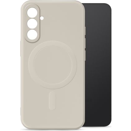 My Style Protective Flex Samsung Galaxy A27 MagSafe Hoesje Flexibel TPU Backcover - Antique White