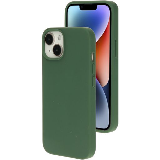 Mobiparts iPhone 14 Siliconen Hoesje Backcover - Forest Green