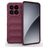 Mobigear Bumpy Xiaomi 15 Hoesje Flexibel TPU Backcover - Bordeaux Rood