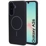 Mobiparts Slim Line Samsung Galaxy A26 MagSafe Hoesje Hardcase Backcover - Onyx Black