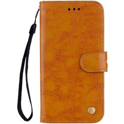Mobigear Wallet Huawei P20 Lite (2018) Hoesje Bookcase Portemonnee - Cognac