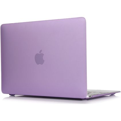 Mobigear Matte MacBook 12 Inch (2015-2017) Hoes Hardshell Laptopcover MacBook Case - Paars - Model A1534