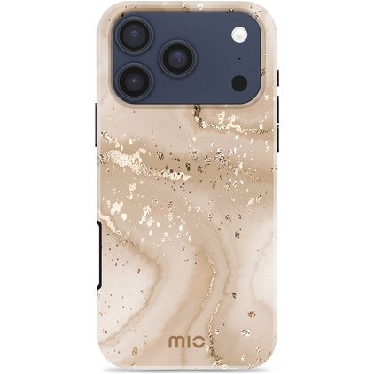 MIO iPhone 17 Pro MagSafe Hoesje Hardcase Backcover - Gold Marble