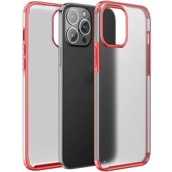 Mobigear Shockproof iPhone 13 Pro Max Hoesje Hardcase Backcover Shockproof - Rood