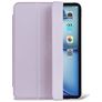 Decoded Textured Slim iPad Air 5 (2022) Hoes Flexibel Siliconen Bookcase - Lavendel