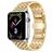 Mobigear Dragon Stalen Apple Watch Bandje Vouwsluiting - 49/46/45/44 mm - Goud