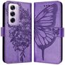 Mobigear Butterfly OPPO Reno 12 Pro Hoesje Bookcase Portemonnee - Paars