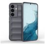 Mobigear Bumpy Samsung Galaxy S24 Hoesje Flexibel TPU Backcover - Grijs