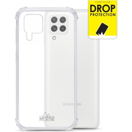My Style Protective Flex Doorzichtig Samsung Galaxy A22 4G Hoesje Flexibel TPU Backcover Shockproof - Transparant