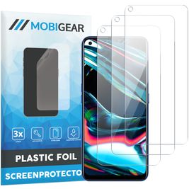 Mobigear Realme 7 Pro Screenprotector Folie - Case Friendly (3-Pack)