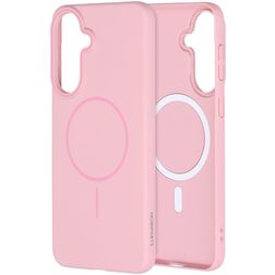Mobiparts Slim Line Samsung Galaxy A37 MagSafe Hoesje Hardcase Backcover - Blush Pink