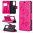 Mobigear Butterfly Huawei P40 Pro Hoesje Bookcase Portemonnee - Magenta