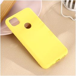 Mobigear Rubber Touch Google Pixel 4a Siliconen Hoesje Backcover - Geel