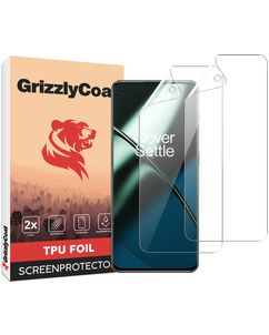 GrizzlyCoat OnePlus 11 Hydrogel TPU Screenprotector - Case Friendly + Installatie Frame (2-Pack)