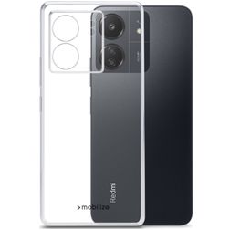 Mobilize Gelly Doorzichtig Xiaomi Redmi 13C Hoesje Flexibel TPU Backcover - Transparant