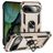 Mobigear Armor Ring Google Pixel 9 Hoesje Hardcase Backcover Shockproof met Ringhouder - Goud