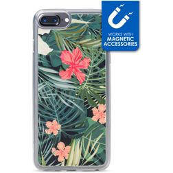 My Style Magneta iPhone 7 Plus Hoesje Flexibel TPU Backcover - Black Jungle