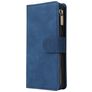 Mobigear Zipper Samsung Galaxy A41 Hoesje Bookcase Portemonnee - Blauw