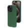 Mobiparts iPhone 15 Pro Siliconen Hoesje Backcover - Forest Green