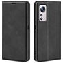 Mobigear Retro Slim Xiaomi 12 Pro Hoesje Bookcase Portemonnee - Zwart