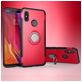 Mobigear Armor Ring Xiaomi Mi 8 Hoesje Hardcase Backcover Shockproof met Ringhouder - Rood